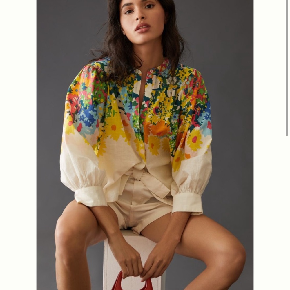 ISO Sarah Campbell Floral blouse for Anthropologie